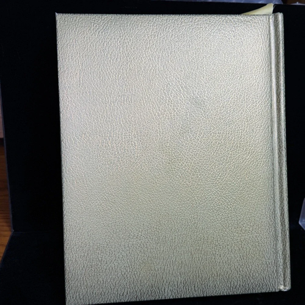Vintage KJV Holy Bible: Heirloom Bible, Publishers Gold Hardcover Red Letter Ed